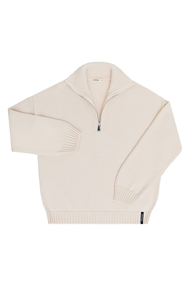 Jumper with stand-up collar - BRUSNIKA Women Clothes