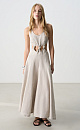100% linen dress - BRUSNIKA. Women clothes
