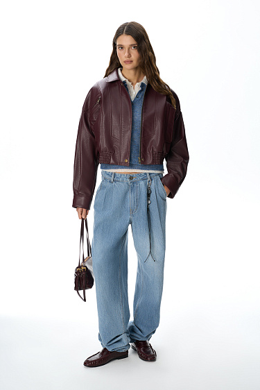 Voluminous bomber jacket - BRUSNIKA Women Clothes