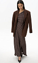 Asymmetrical polka dot dress - BRUSNIKA. Women clothes