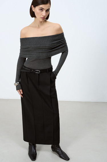 Viscose skirt with arrows - BRUSNIKA Women Clothes