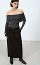 Viscose skirt with arrows - BRUSNIKA. Women clothes