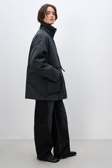 Parka with synthetic filling and an additional collar - BRUSNIKA Women Clothes