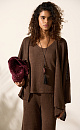 Loose 100% linen cardigan - BRUSNIKA. Women clothes