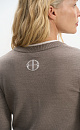 Longsleeve shirt with contrasting cuffs and collar - BRUSNIKA. Women clothes