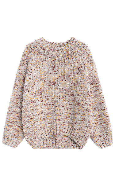 Melange jumper made of alpaca yarn - BRUSNIKA Women Clothes