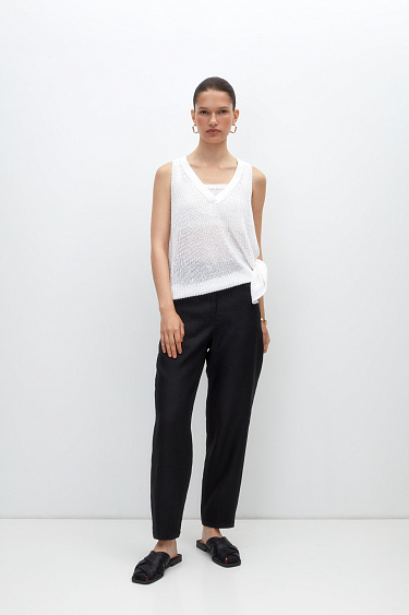 High-waisted trousers - BRUSNIKA Women Clothes