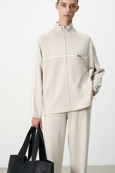 Sporty bomber jacket - BRUSNIKA Women Clothes