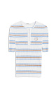 Striped Viscose T-shirt - BRUSNIKA. Women clothes