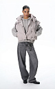 Down-filled vest with double stitching - BRUSNIKA. Women clothes