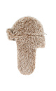 Faux fur hat with earflaps - BRUSNIKA. Women clothes