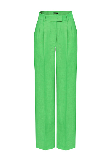 Linen palazzo trousers - BRUSNIKA Women Clothes