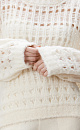 Alpaca wool kni jumper - BRUSNIKA. Women clothes