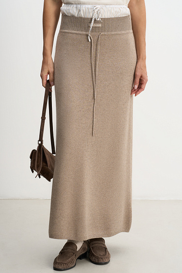 Cashmere and wool skirt - BRUSNIKA Women Clothes