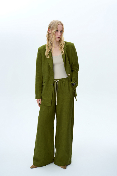 Hemp pants - BRUSNIKA Women Clothes