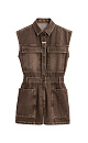 Denim overall with large pockets - BRUSNIKA. Women clothes