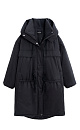 Long jacket with drawstring - BRUSNIKA. Women clothes