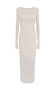 Mesh viscose dress - BRUSNIKA. Women clothes