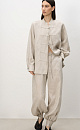100% linen Aladdin trousers - BRUSNIKA. Women clothes