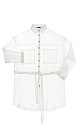 Shirt dress with belt - BRUSNIKA. Women clothes