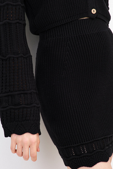 Cotton mini skirt - BRUSNIKA Women Clothes