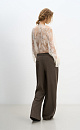 Palazzo trousers made of flannel - BRUSNIKA. Women clothes