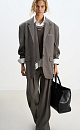 Single-breasted striped jacket - BRUSNIKA. Women clothes