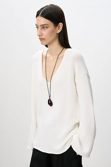 V-neck jumper - BRUSNIKA Women Clothes