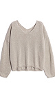 V-neck jumper with lurex - BRUSNIKA. Women clothes