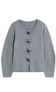 Magnetic-button jacket with decoration - BRUSNIKA. Women clothes