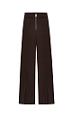 Front-slit rib knit trousers - BRUSNIKA. Women clothes