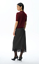 Striped skirt with lace - BRUSNIKA. Women clothes