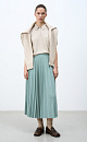 Merino wool pleated skirt - BRUSNIKA. Women clothes