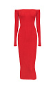 Open shoulder dress - BRUSNIKA. Women clothes