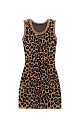 mini dress with jacquard pattern - BRUSNIKA. Women clothes