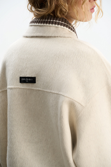 Wool zip-up jacket - BRUSNIKA Women Clothes