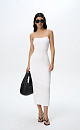 Rib-knit bodycon dress - BRUSNIKA. Women clothes