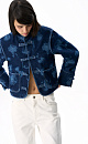 Denim jacket with Chinese closure - BRUSNIKA. Women clothes