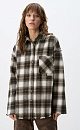 100% cotton plaid shirt - BRUSNIKA. Women clothes
