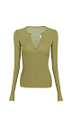 Cut-out long sleeve top - BRUSNIKA. Women clothes