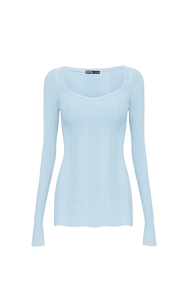 Knit viscose jumper - BRUSNIKA Women Clothes