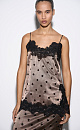Satin polka dot top - BRUSNIKA. Women clothes
