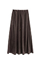 100% viscose maxi skirt with drawstring - BRUSNIKA. Women clothes