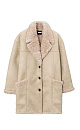 Wool shearling coat - BRUSNIKA. Women clothes