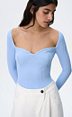 Open-neckline top - BRUSNIKA. Women clothes