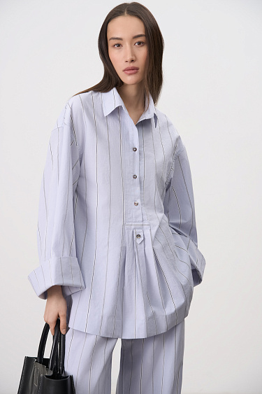 100% cotton striped shirt - BRUSNIKA Women Clothes