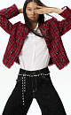Boucled jacket made of wool - BRUSNIKA. Women clothes