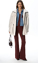 Parka with shoulder pads - BRUSNIKA. Women clothes