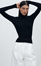 Ribbed knit turtleneck - BRUSNIKA. Women clothes