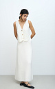Wool blend maxi skirt - BRUSNIKA. Women clothes